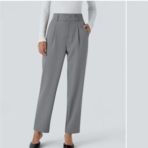 Halara High-waisted Tapered Work Pants with Pockets